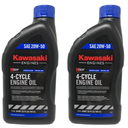 Pack of 5 Kawasaki 99969-6296 Genuine OEM K-Tech SAE 10W-40 4-Cycle Engine Oil