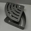 Corner Suction Cup Shower Caddy,2-Pack Gray No-Drilling Aluminum Corner Shower Shelf with Towel Bar and Hooks,Detachable and Reusable Bathroom Organizer