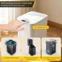 Dyna-Living Automatic Trash Can, 8 Gallon Self Sealing & Self-Changing Touchless Garbage Can Motion Sensor Trash Can, Smart Trash Bin with Automatic Lid for Kitchen Bathroom Office
