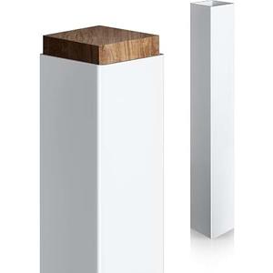Thyle 1 Pcs 6 x 6 x 48 Inches(Actual 5.5 x 5.5) Post Sleeve Vinyl, White