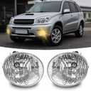 OKSIWA Fog Lights for 2004-2005 Toyota Rav4,2005-2007 Toyota Avalon,2006-2009 Toyota 4 Runner,2005-2006 Lexus ES330,Front Bumper Fog Lamps with Wiring Harness, Clear Lens (HALOGEN)