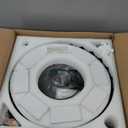 42'' Fandelier Ceiling Fans with Lights, Chandelier Ceiling Fan with Lights Retractable Ceiling Fan 3000-6500K LED Dimmable, 6 Wind Speeds, Crystal Ceiling Fans for Bedroom Living Room-Black