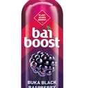 Bai Boost Buka Black Raspberry, Antioxidant Infused Beverage, 18 fl oz bottle, Best By 10, 08, 2024