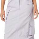 Forever 21 Women's Cargo Midi Skirt (Purple, XS)