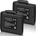 7.4V 3500mAh Lithium Polymer Batteries - 2pcs Rechargeable Li-Polymer Batteries for Heated Gloves Socks Hats Jacks. Support 3.5mm Female DC Jack, Suitable for Skiing, Hunting, Hiking