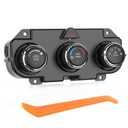 Front Climate Control Module 599-217 Heater A/C Control Switch for Dodge Ram 2500 2013-2018,for Dodge Ram 1500 3500 2013 Front A/C Heater Air Conditioning Panel Unit 68268189AA,68226600AA, 68226600AB