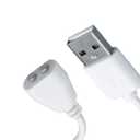Magnetic USB DC Charger Cable Charging Cord for 2 Dots Single Polarity Rechargeable Devices - 5mm/0.2inch