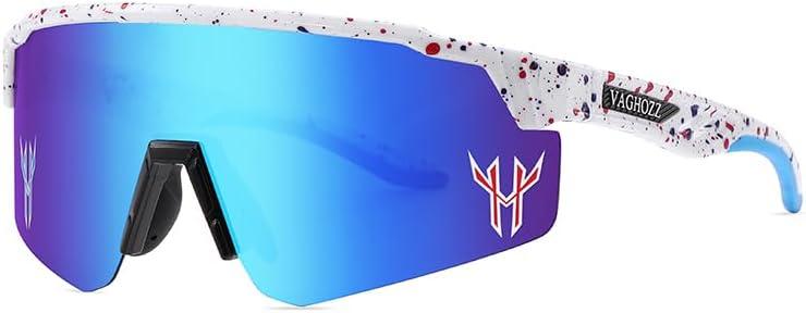 Polarized Cycling Sunglasses for Adult and Youth Men Women Unisex UV Protection Eyewear Goggles for Baseball Outdoor (La10)