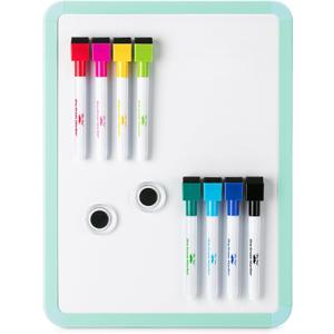 Mr. Pen- Dry Erase Board, 12.5" x 9.5" with 8 Dry Erase Markers and 2 Board Magnets, White Board Dry Erase, Magnetic Dry Erase Board, Small White Board Small Dry Erase Board for Wall (Green)