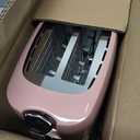iSiLER 2 Slice Toaster, 1.3 Inches Wide Slot Bagel Toaster with 7 Shade Settings and Double Side Baking, Removable Crumb Tray, Defrost Cancel Function Pink