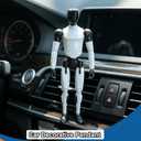 Articulated Humanoid Robot Action Figure Toy, Pre-Assembled T13, 16 Movable Joints, Popcorn Robot Model, Desktop & Car Decoration Ornament, Trendy Toy, Birthday Gift