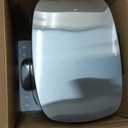 Amazon Basics Smudge Resistant Rectangular Trash Can with Soft-Close Lid, Foot Pedal, Removable Inner Bucket, 50 Liter/13.2 Gallon, Brushed Stainless Steel, Satin Nickel Finish