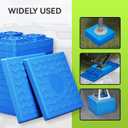 RVMATE 12 Pack RV Leveling Blocks, Heavy Duty Camper Leveling Blocks, Levelers for RVs, Reduce Trailer Movement, Trailer Leveling BlocksRV Leveling System Great for Single and Dual Wheels