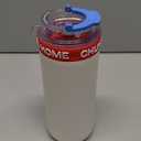 19oz Stainless Steel Vacuum Insulated Glass Tumblers, Coffee thermos glass inside, (Red)