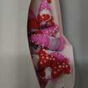 56 Pcs Valentine's Day Luminous Mini Figures 56 Types Valentines Glow in The Dark Miniature Love Heart Resin Animanl Tiny Duck Figurines for Valentines Party Gifts DIY Craft Dollhouse Scene Decor