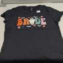 Bride Let's Go Ghouls Ghost Halloween Spooky Bachelorette T-Shirt, L