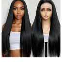Lace Front Wigs Human Hair 13x4 HD Lace Frontal Wigs 180% Density Brazilian Virgin Human Hair Wigs for Black Women Glueless Wigs Pre Plucked with Baby Hair Natural Hairline (28inch)