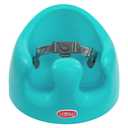 Nuby My Floor Seat - Portable Baby Chair with Soft Foam Cushion, Safety Harness, and High Back Design - 4+ Months - Aqua