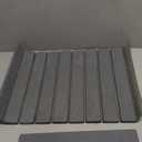 Large Stone Dish Drying Mat for Kitchen Counter, Eco-friendly, Instant Drying Pad, Diatomaceous Earth Water Absorbing Mat, Foldable and Super Absorbent Dish Drying Stone Mat, 24"×16", Dark Gray