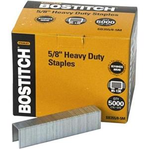 Bostitch Heavy Duty Premium Staples, Staples 85-130 Sheets, 5/8" - 5,000 Staples (SB353/8-5M)  