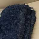 Floralux 8x10 Area Rug for Bedroom, Dark Blue, Large Shag Rugs Living Room Rug, Ultra Soft Shaggy Fluffy Carpet for Playroom, Plush Modern Floor Carpets for Kids Room, Home Office