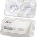 EZ Pass Holder, Ezpass Holder for Windshield with Strong Suction Cups, Heat & UV Resistant Toll Pass Easy Pass Transponder Holder for EZ Pass Mini/iPass in Size 3.7 x 1.9 inches (Clear, 1Pack)