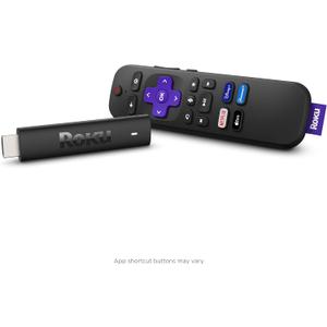 Roku Streaming Stick 4K - HDR & D. Vision Roku Streaming Device for TV with Voice Remote & Long-Range Wi-Fi - Free & Live TV 