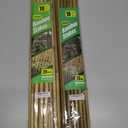 LJAAJSUV 20 Pcs - 18 inches Plant Stakes Natural Garden Bamboo Sticks for Indoor and Outdoor Plants, Plant Support Stakes for Tomatoes, Beans, Potted Plants.2 Pack