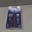 Oral-B iO Series 2 Rechargeable Electric Powered Toothbrush Starter Kit, Night Black with 2 Brush Heads - Automatic Pressure Sensor to Protect Gums - 3 Modes - 2 Min Timer