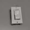 BESTTEN 2 Pack Dimmer Light Switch, Universal Lighting Control, Single Pole or 3 Way, Compatible with LED Dimmable Lamp, CFL, Incandescent, Halogen Bulb, Decorator Wallplate Included, UL Listed, White (Standard)