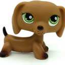 Mini Pet Toys #139 Brown Dachshund Dog Puppy Animal Figure