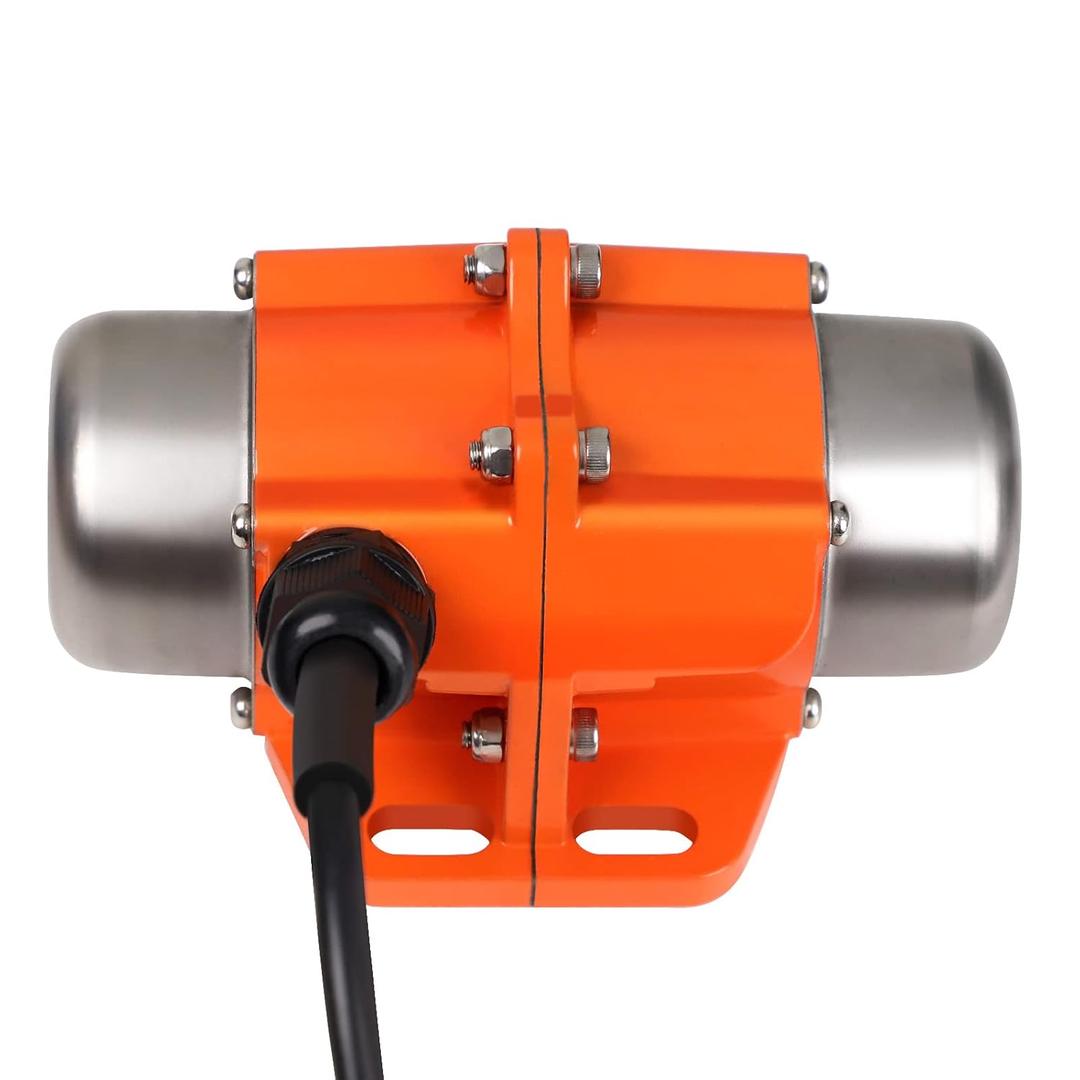 TOAUTO Concrete Vibrator Vibration Motor 60W Single Phase AC 110V 3600rpm Aluminum Alloy Case Vibrating Motor for Shaker Table