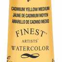 Grumbacher Finest Watercolor Paint, 14 ml/0.47 oz, Cadmium Yellow Medium