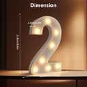 2026 LED Marquee Numbers, LED Marquee Letter Lights New Year Decor, Grad 2026 Sign Light up Letters for Graduation Decorations, Class of 2026 Light Up Numbers for High School College Graduation Party