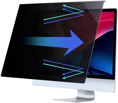 Fohil 27 Inch Privacy Screen for Computer Monitor Privacy Screen Filter for 16:9 Widescreen Hanging Type Anti Scratch Screen Protector Easy Installation Shield for PC Computer