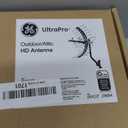 GE Outdoor HD Digital TV Antenna, Long Range Smart TV Antenna, Supports 4K 1080P HD Smart TV VHF UHF, J Mount Included for Attic or Outdoor, Weather Resistant, 29884