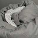 Dobuyly Grey Full Size Comforter Set 7 Piece Bed in a Bag, Gray Floral Printed on White Comforter Set with Sheets, Soft Microfiber Botanical Farmhouse Bedding Set for All Season