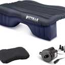 AirBedz by Pittman Outdoors - Inflatable PVC Rear Seat Air Mattress, Black - Mid-Size Fits Jeeps, Car, SUVs & Mid-Size Trucks, Comes with Portable DC Air Pump (Mid Size  55"L x 35.5"W x 17.75"Th)