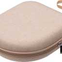 Ginsco Universal Headphone Case Compatible with JBL Tune 510BT 720BT, Sony WH-CH 720N/WH-CH520, with Sony/JBL/Soundcore Life Q20i Q30/BERIBES/TOZO/KVIDIO etc Wireless Headphones Beige