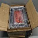 Narrow Side Table Set of 2 for Small Space, 2-Tier Small End Table with Shelf Holder, Slim Nightstand, Skinny Snack Couch Table in Living Room, Bedroom, Study, Kitchen and Balcony (Greige)