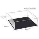 uxcell Acrylic Clear Display Case Box Dustproof Protection Showcase Cube Collectibles Show Box 9.8x9.8x3.9inch