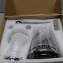 Air Cleaner Filter 90 Forward-Facing Intake Kit CNC Fit for Harley Touring Softail Dyna Sportster XL (Chrome Housing Grey Element, D For M8 Touring Trike17-UP,Softail 18-UP)