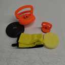 Baderke 5 Packs Car Dent Puller, Dent Repair Kit: Puller Dent Suction Remover Tool with Rag and Sponge for Car Body Dent, Glass, Screen, Tiles & Lifting Objects Moving(Orange+Black+Orange)