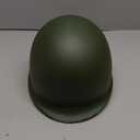 WW2 US Army M1 Helmet, WW2 Gear, WW2 Uniform, WW2 Helmet Metal Steel Shell Replica with Net/Canvas Chin Strap/Cat Eye Band DIY Painting