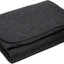 Arcturus Standard Blanket Co Wool Blanket - Soft, Durable, Warm, and Lightweight  No Frills - Perfect for Camping, Home, or Emergency Use - 64in x 88in (Charcoal)