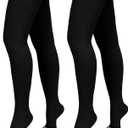 2 Pairs Compression Stockings for Women & Men, 20-30mmHg Thigh High Compression Socks, Open Toe Medical Compression Socks with Silicone Dot Band-Best Support for Nursing Sports Varicose Veins (XX-Large)