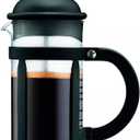 Bodum 34oz Java French Press Coffee Maker, High-Heat Borosilicate Glass, Black - Made in Portugal