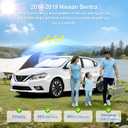 8pcs Car Window Shades for Nissan Sentra 2014-2019 Accessories,Windshield Side Rear Full Sunshade,Sun Visor UV Blocking, Privacy Protection and Blackout for Camping Outdoor