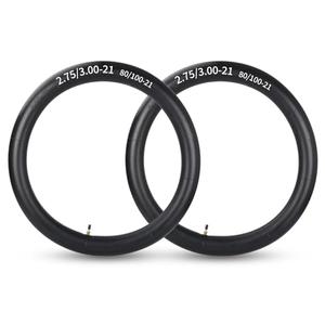 GICOOL 2.75/3.00-21” (80/100-21) Motorcycle Replacement Inner Tubes, 2 Pack with TR4 Valve Stem, Fits for Dirt Bike, Pit Bike and More