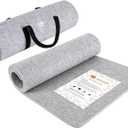 Wool Pressing Mat for Quilting - 15 x 54 XL Extra Large Felt Ironing Pad 3/8" Thick, 100% Wool Heat Resistant for Ironing, Sewing, Cutting on Ironing Board, Tabletop, Dryer, Countertop